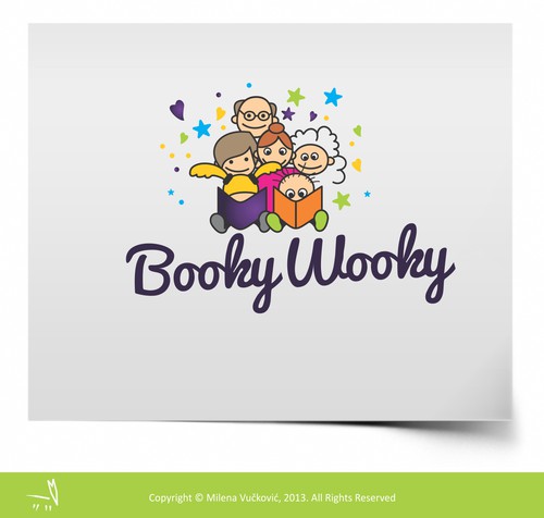 Family logo with the title 'Booky Wooky'