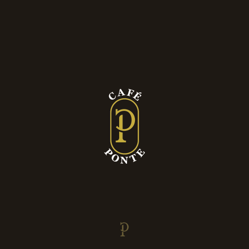 Diner design with the title 'Logo Redesign Concept for "Cafe Ponte"'