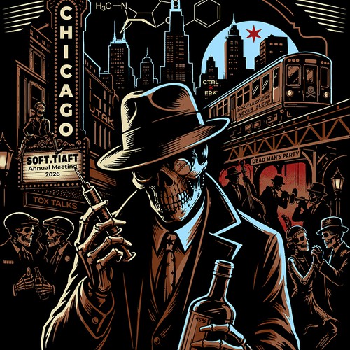 Medical t-shirt with the title 'Evidence After Dark in Chicago'