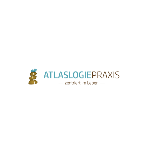 Spine design with the title 'Logo for AtlaslogiePraxis'