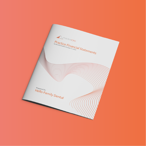 Minimal artwork with the title 'Cover page for PracticeCFO'