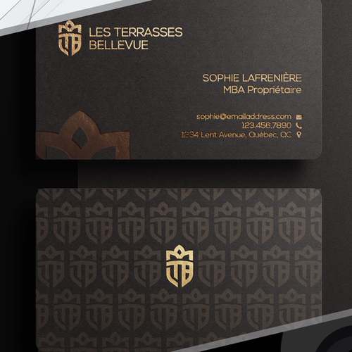 Classy design with the title 'Business Cards for Real Estate'