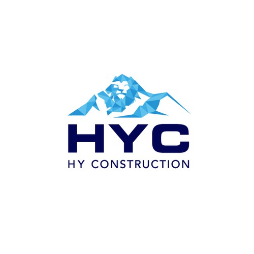 Lion brand with the title 'Mountain with a Lion logo'