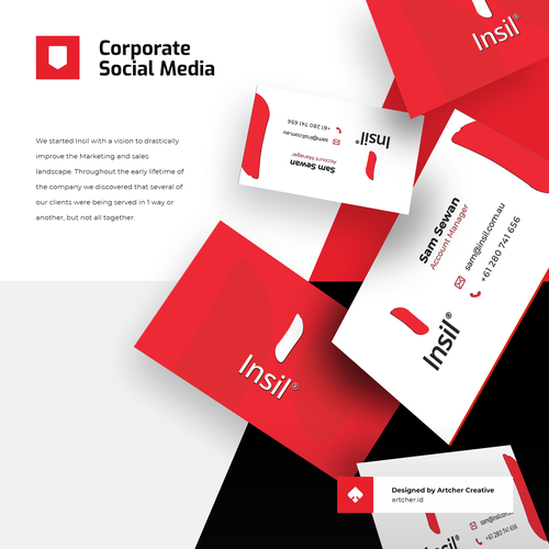 Envelope design with the title 'Professional Impressive Bussiness Card'