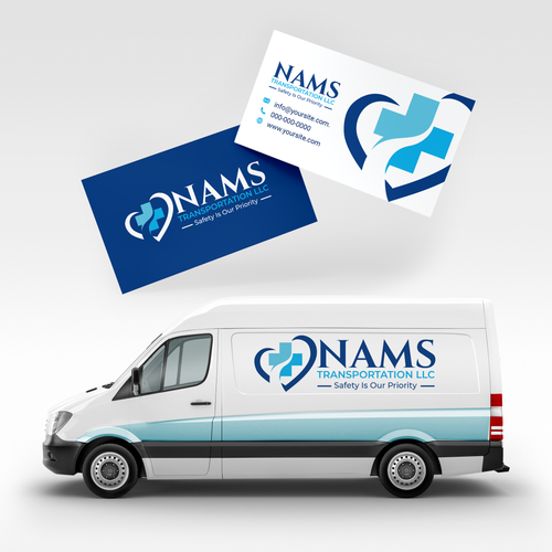 Transportation logo with the title 'NAMS Transportation LLC'