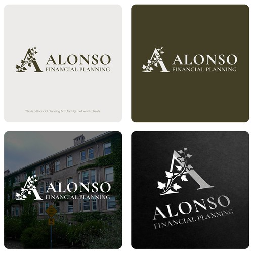 Event planning logo with the title 'Financial Advisory Logo Design – Timeless & Trustworthy Identity'