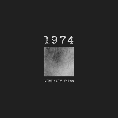Contemporary brand with the title '1974 Films Logo'
