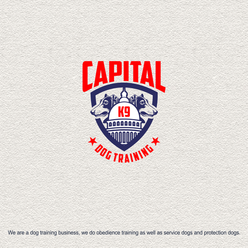 Protect logo with the title 'Capital K9 Logo Design'