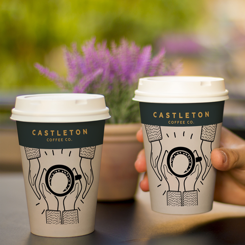 Roasted coffee packaging with the title 'Coffee bag'