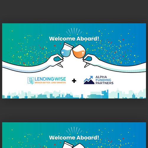 Line art illustration with the title 'New Client Graphic to create excitement'