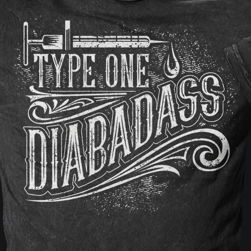 Medical t-shirt with the title 'Diabadass'