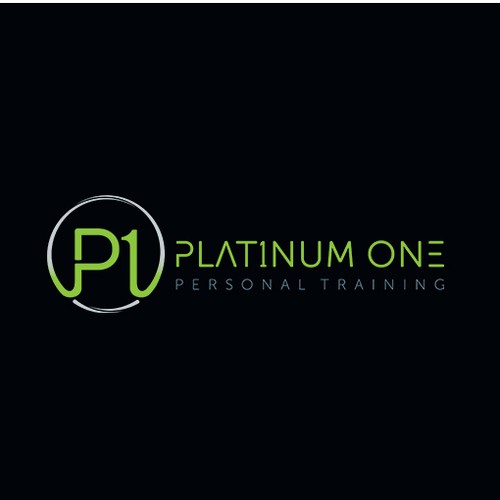 Personal trainer design with the title 'Platinum One Personal Training'