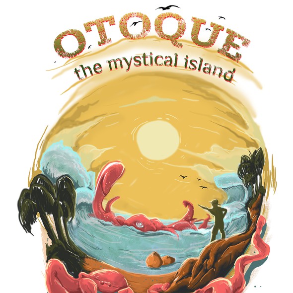 Tourism design with the title 'Tropical Paradise -  tourism poster'