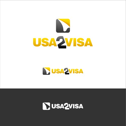 Wallet design with the title 'Logo For USA 2 VISA'