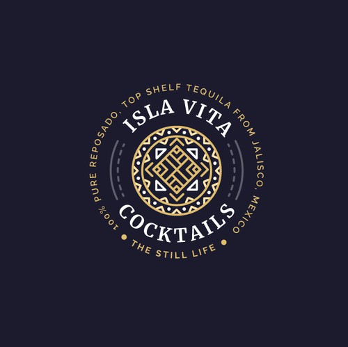 Cocktail logo with the title 'Logo for beverage Company'