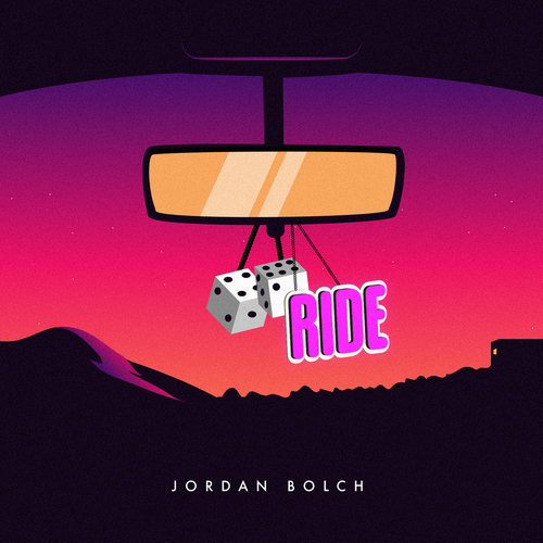 Musician illustration with the title 'Artwork for the Spotify single cover'