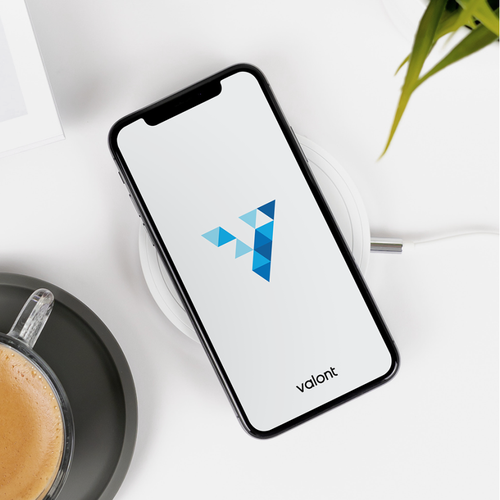 Polygon logo with the title 'Valont Logo'