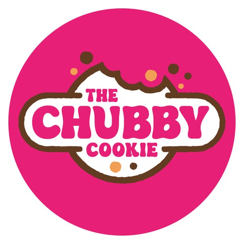 Cookie logo with the title 'The Chubby Cookie'