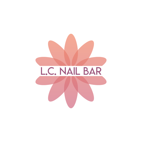 Nail logo with the title 'Vibrant logo Concept for Nail Bar'