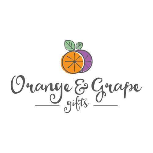 Grape logo with the title 'Orange & Grape gifts'