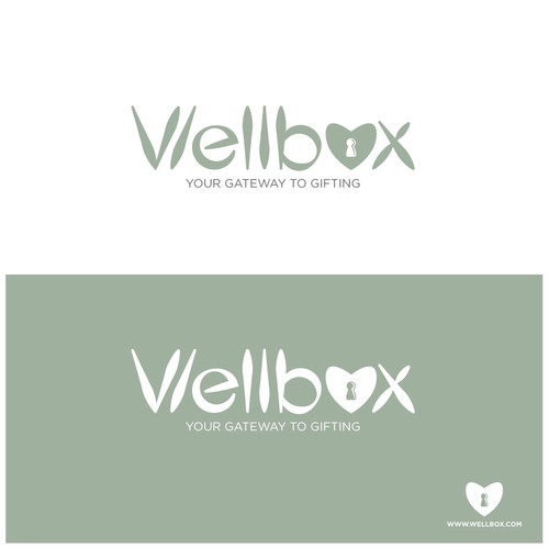 Gift box design with the title 'Wellbox'