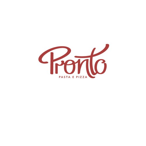 Pizza brand with the title 'Handlettering'