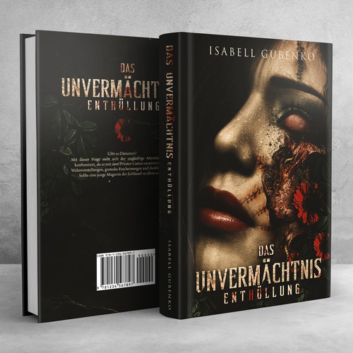 Horror book cover with the title 'Das Unvermächtnis'