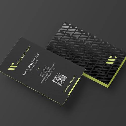 Spot UV design with the title 'Minimal Business  Card'