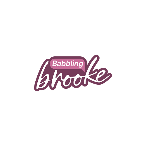 Writer logo with the title 'Babbling Brooke logo concept'