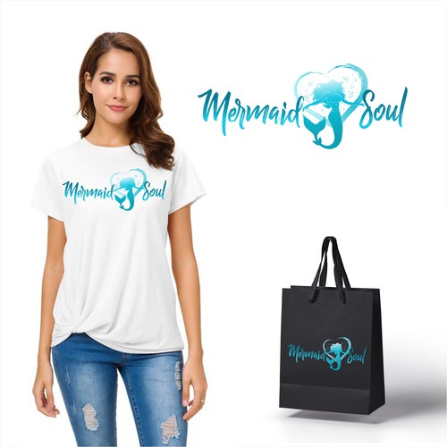Beachwear design with the title 'Mermaid Soul'