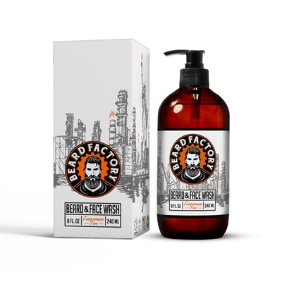 Modern/Vintage Beard&Face Wash Design