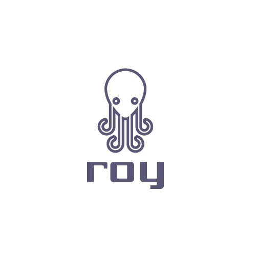 Seafood logo with the title 'Octopus'