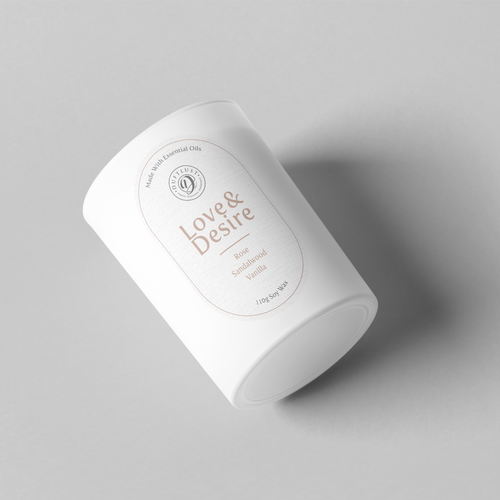 Candle label with the title 'Candle '