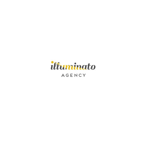 Luminous logo with the title 'Agency Illuminato logo'