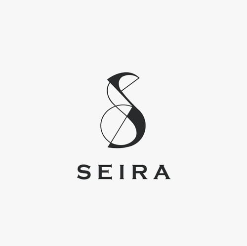 Lettermark logo with the title 'Geometric logo concept for Perfume brand'