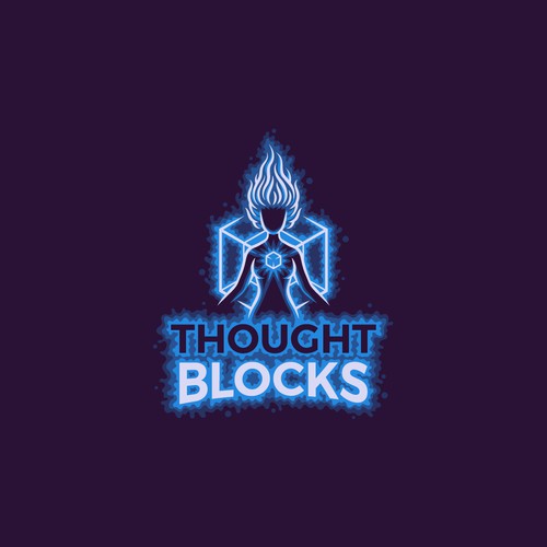 Female logo with the title 'Magical Logo Concept for Collection Cards'