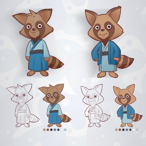 Fight design with the title 'Fighting TANUKIS'