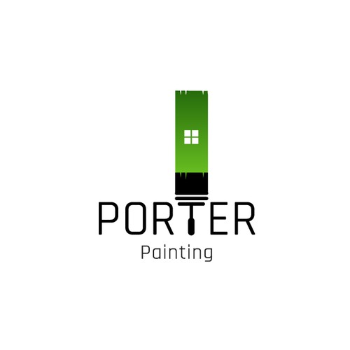Paintbrush logo with the title 'Porter Painting'
