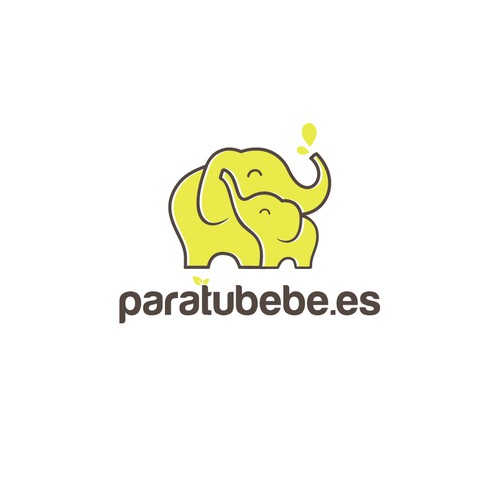 Motherhood logo with the title 'Baby products ecommerce logo'