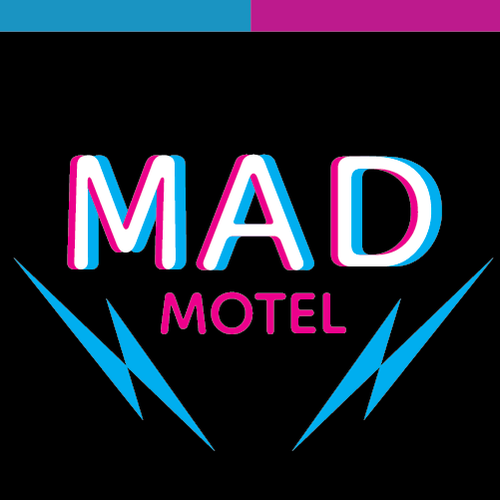 Edgy logo with the title 'Bold and Edgy Logo for a Music Venue'