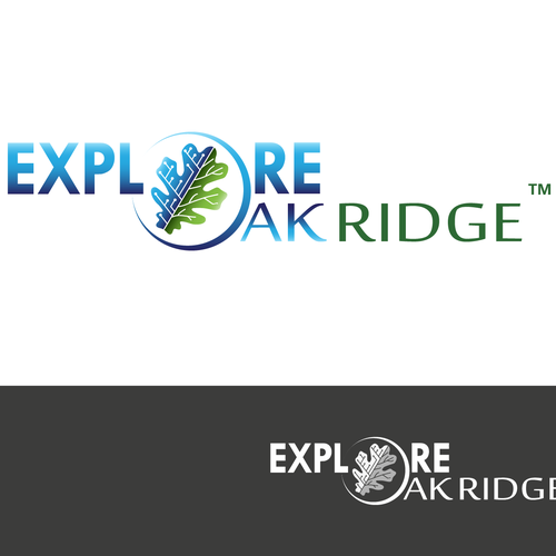 Explorer logo with the title 'oak ridge'