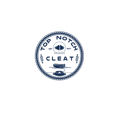 Naval logo with the title 'Top Notch Cleat'