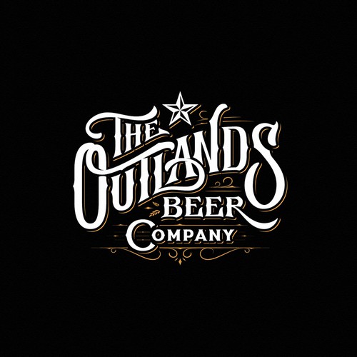 Beer logo with the title 'The Outlands Beer Company'
