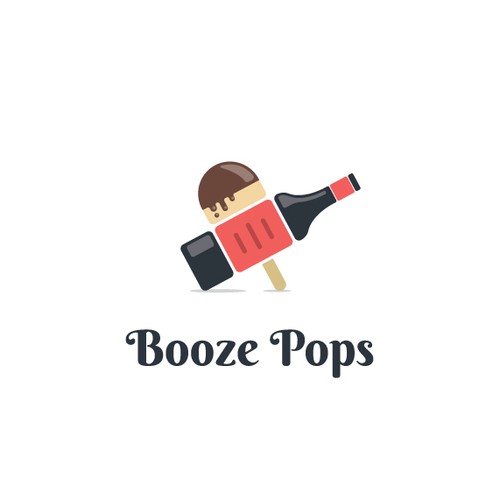 Popsicle logo with the title 'Booze Pops'