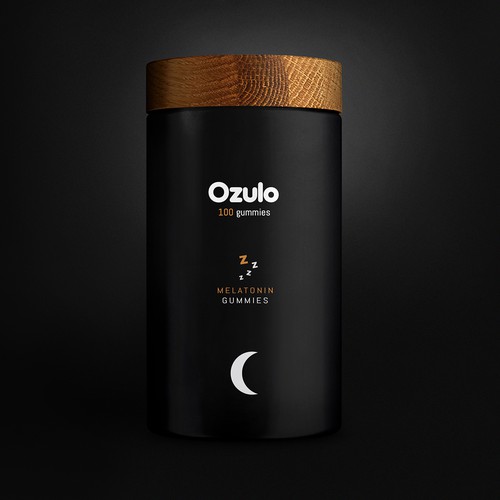 Gummy packaging with the title 'Melatonin gummies package '