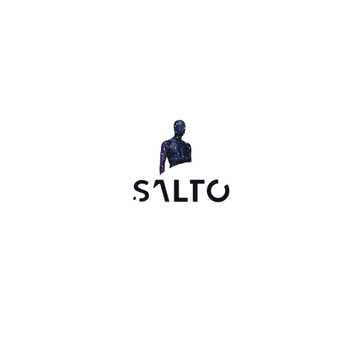 Software logo with the title 'Salto logo concept'