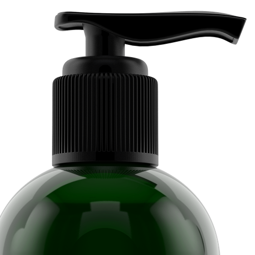 Rendering design with the title 'Tea Tree Soap 3D Rendering'