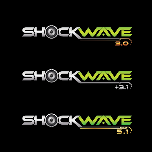 Soundwave logo with the title 'Loud logo design for a new soundbar technology'