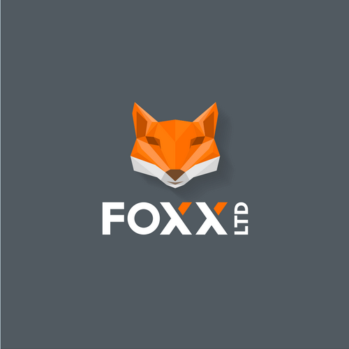 Polygonal design with the title 'FOXX Ltd.'