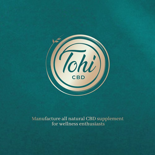 Jade logo with the title 'Tohi CBD logo design'